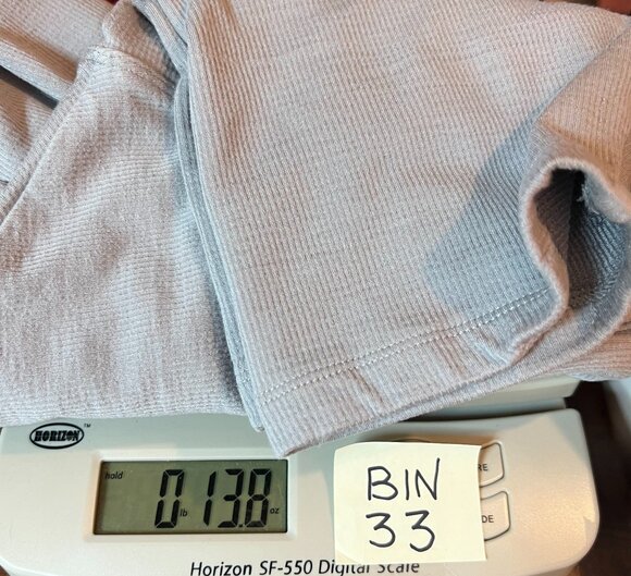 Fabletics Hooded Sweatshirt Womens S Grey Hoodie Ribbed Heavy Weight Half Slv - Picture 10 of 10